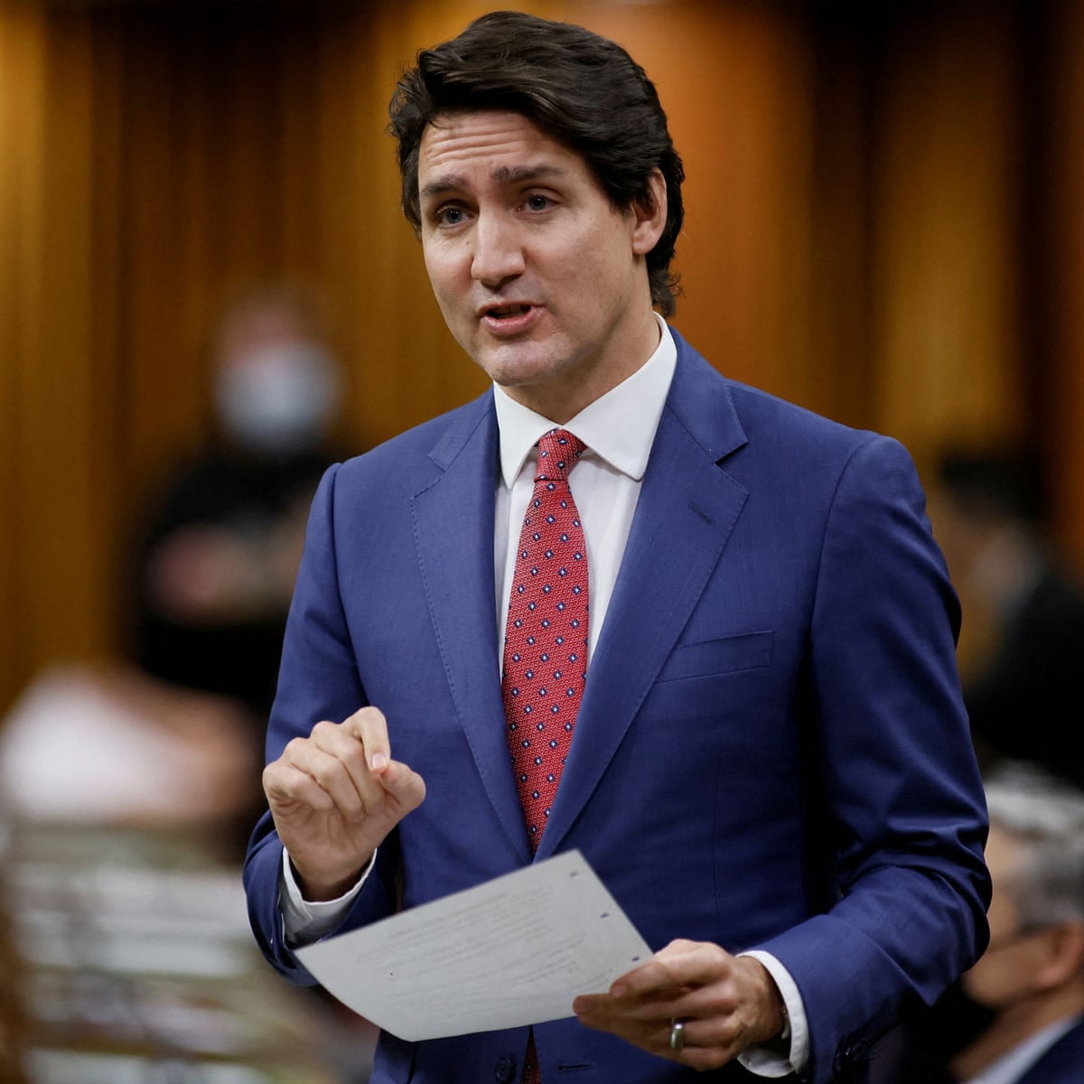 Trudeau Says Conservatives Stoking Fear Over Canada S Trucker Vaccine Mandate Canada The Guardian