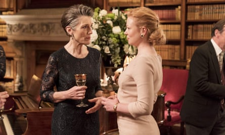 Harriet Walter with Sarah Snook in Succession.