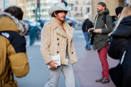 Luke Day at the Lanvin show in Paris in January.