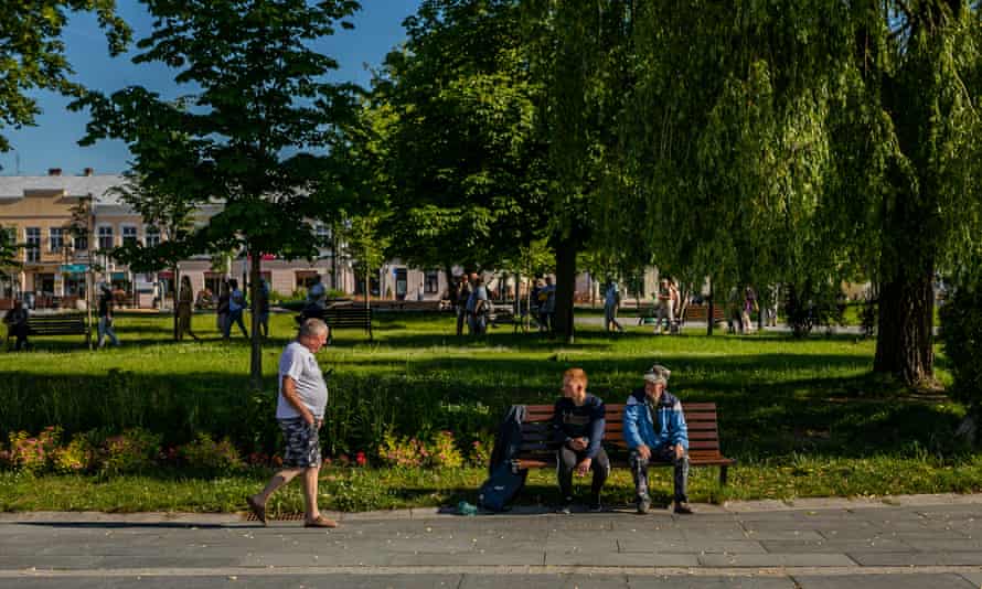 A peaceful street scene in Suwałki, Poland. However, the city’s mayor has drawn up a list of buildings that can be adapted into bomb shelters