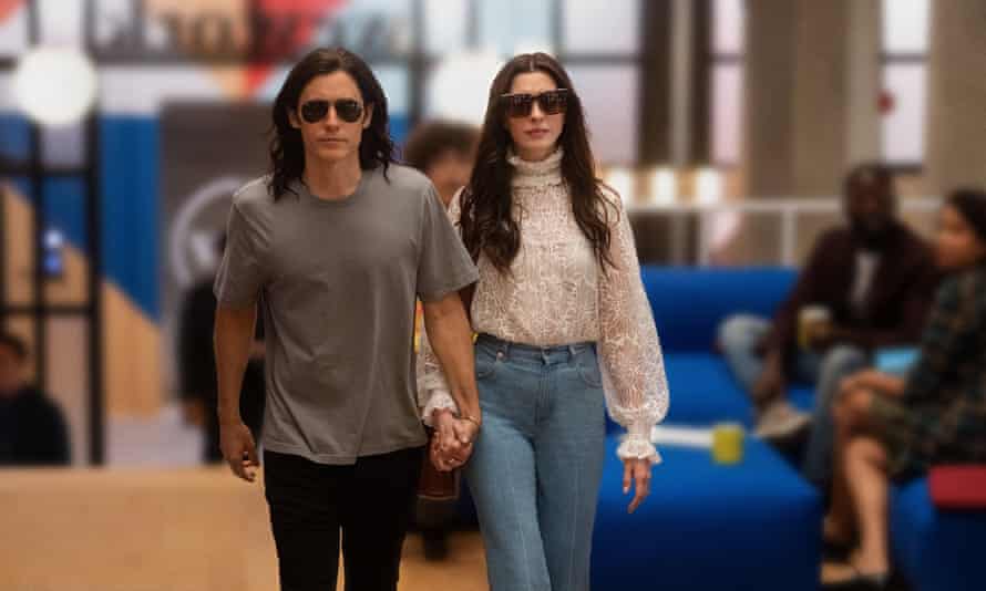 Jared Leto and Anne Hathaway in WeCrashed