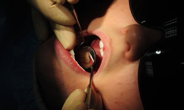 Child has dental work done