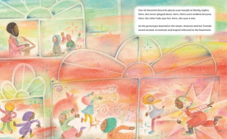 illustration on a page