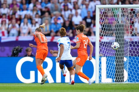 Lauren James scores for England