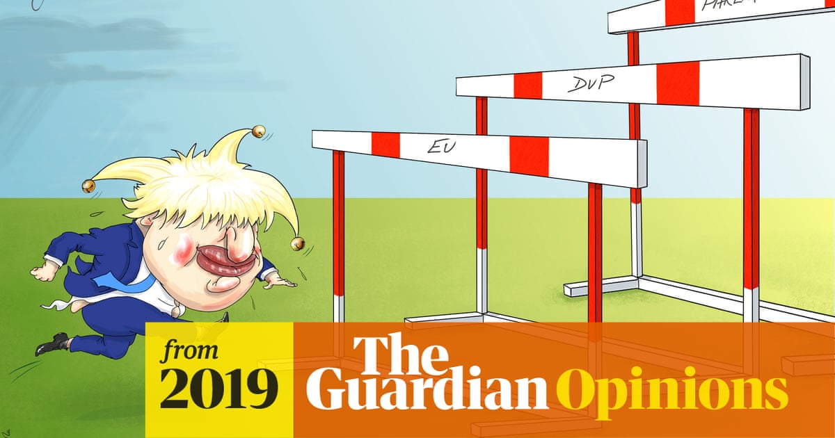 Nicola Jennings on Boris Johnson's Brexit hurdles – cartoon | Opinion | The  Guardian