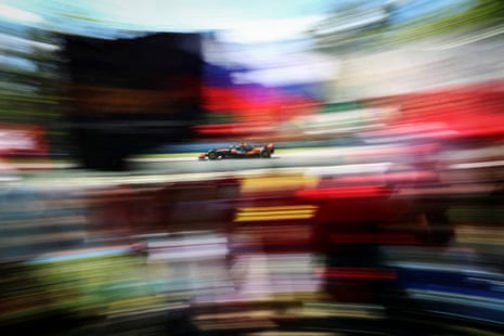 McLaren’s Lando Norris in action during F1’s Emilia Romagna Grand Prix at Imola in Italy.