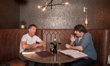Portrait of Tony and Tom deep in conversation