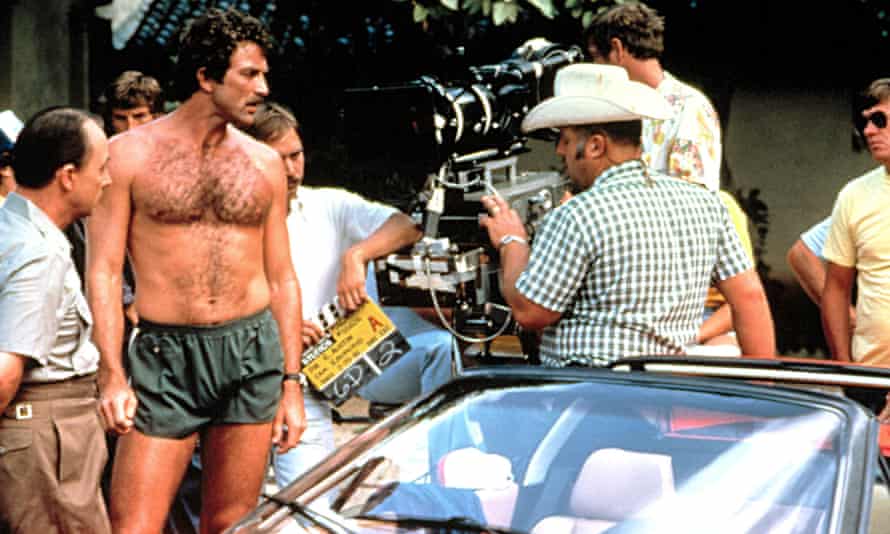 Tom Selleck in teeny shorts.