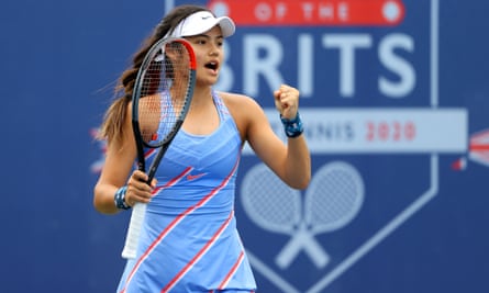 Emma Raducanu, 18, is one of the brightest prospects in British tennis.