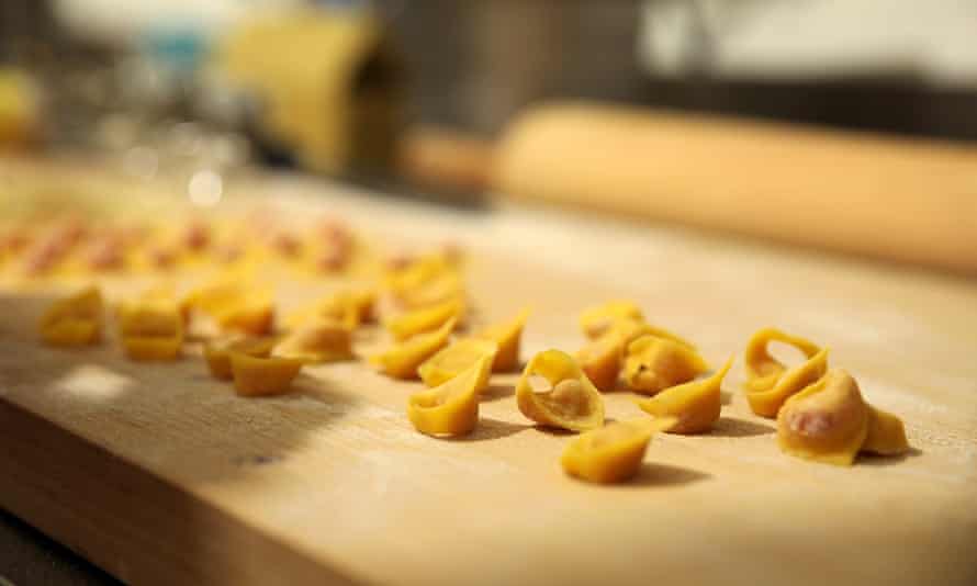 Handmade tortellini