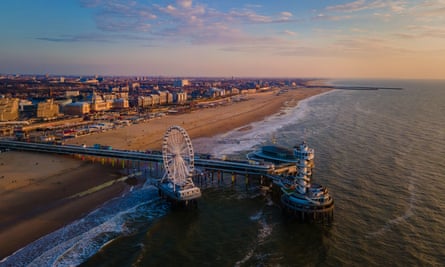 The Ferris Wheel The Pier at Scheveningen, The Hague, The Netherlands on a Spring day