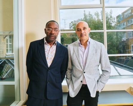 ‘Publishing financial model does not favour brilliant Black literature’ … Marcus Ryder, right, with Lenny Henry, his co-author of The Big Payback.