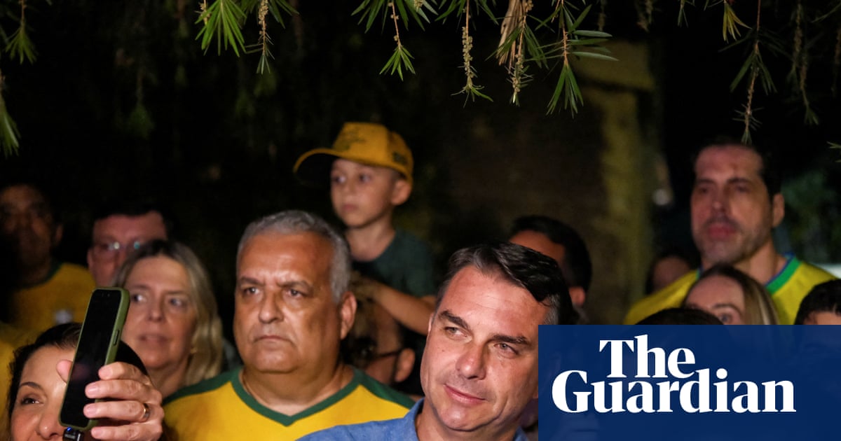 Flávio Bolsonaro poised to win Brazilian presidency after shock first-round victory