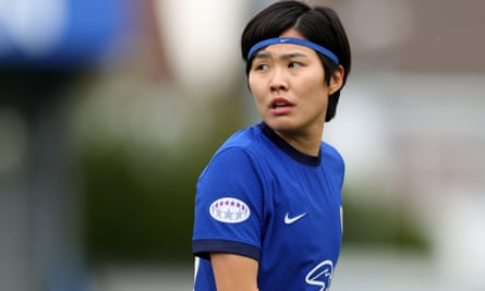 Ji So-yun scored one of Chelsea’s goals in their 4-1 second leg win over Bayern Munich.