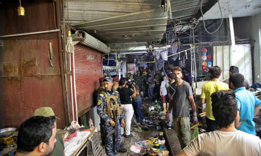 Baghdad suicide bombing: dozens killed, scores injured in blast at packed Iraq market | Iraq | The Guardian