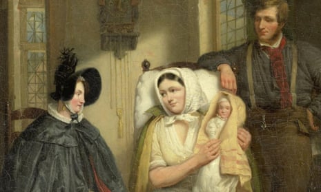 ‘A baby can be a source of identity for a new grandparent … We don’t always realise these intense displays of need can feel like blackmail,’ writes Eleanor Gordon-Smith. Painting: Visit to a New Mother (1835) by Moritz Calisch.