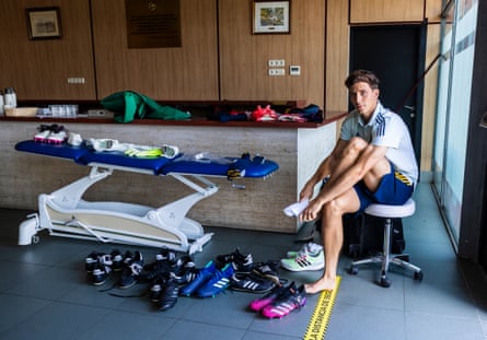 Pau Torres at Villarreal’s training facility