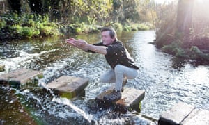 Feargal Sharkey on the River Lea in Hertfordshire.