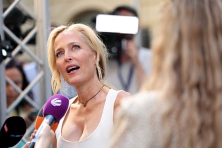 Gillian Anderson at a screening of the film in Germany, 1 July.