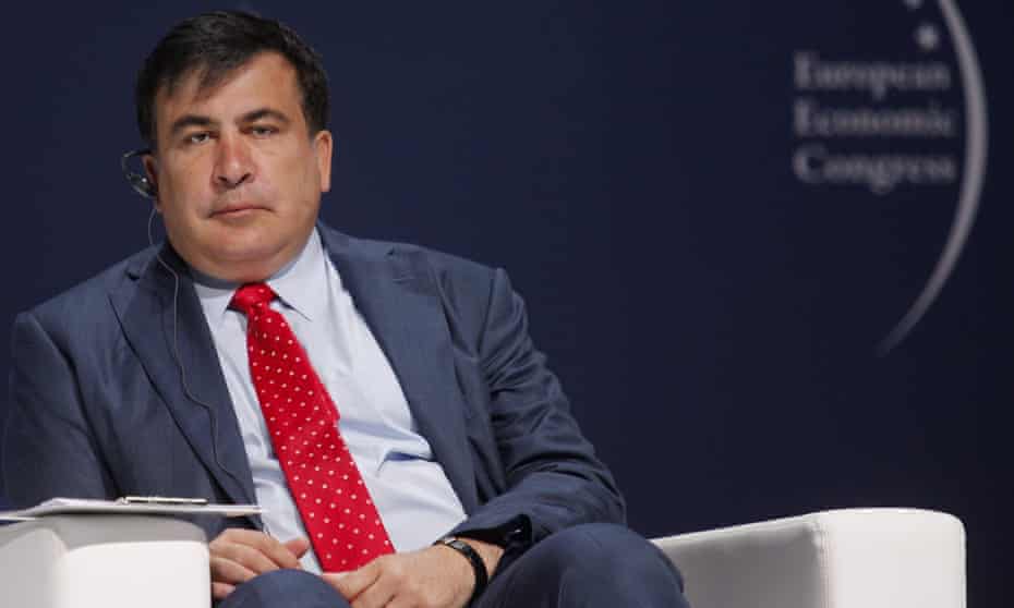 Mikheil Saakashvili at the European Economic Congress in Katowice, Poland, this month.