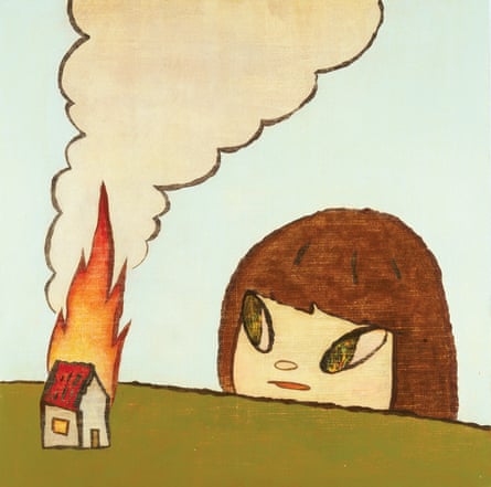 Fire by Yoshitomo Nara, 2009.