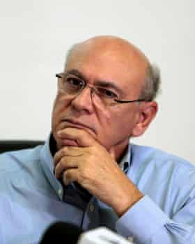 Journalist Carlos Fernando Chamorro, professional of the authorities of President Daniel Ortega, listens to question of a writer during a quality league successful Managua, Nicaragua December 13, 2019. REUTERS/Oswaldo Rivas