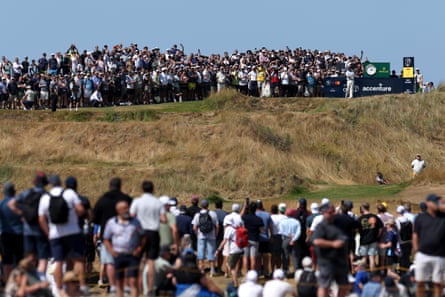 Tommy Fleetwood tees disconnected successful beforehand of a ample crowd.