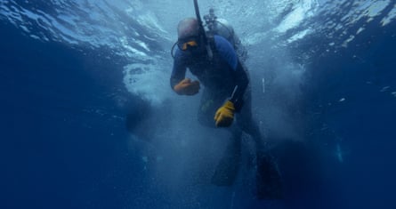 a scuba diver