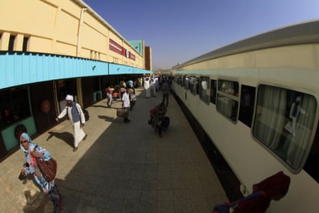 In a dilapidated, poverty-stricken country where some railway rolling stock is more than 40 years old, Sudan’s sleek, sharp-nosed Nile train is an unusual sight.