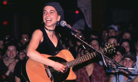 Ani DiFranco in concert in 1994