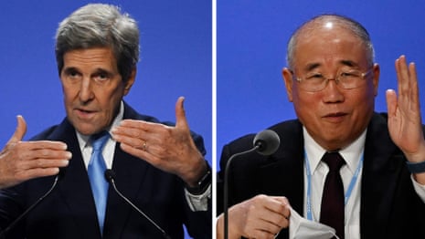 US and China announce surprise climate agreement – video