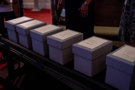 boxes in a row