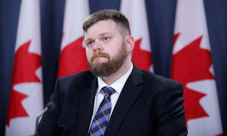 AggregateIQ’s chief operating officer, Jeff Silvester, during a news conference in Canada in 2018