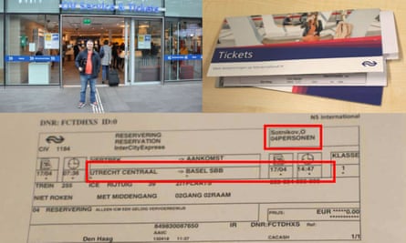 GRU close access cyber operation against OPCW Train tickets to Switzerland