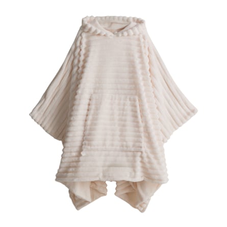 The M&S Snuggle™ Ribbed Fleece Hooded Blanket