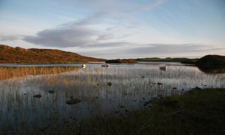 Loch Pottie seen from the Ross of Mull Bunkhouse, Isle of Mull