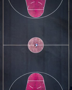 High Times Petra Leary S Bird S Eye View Of Basketball Courts