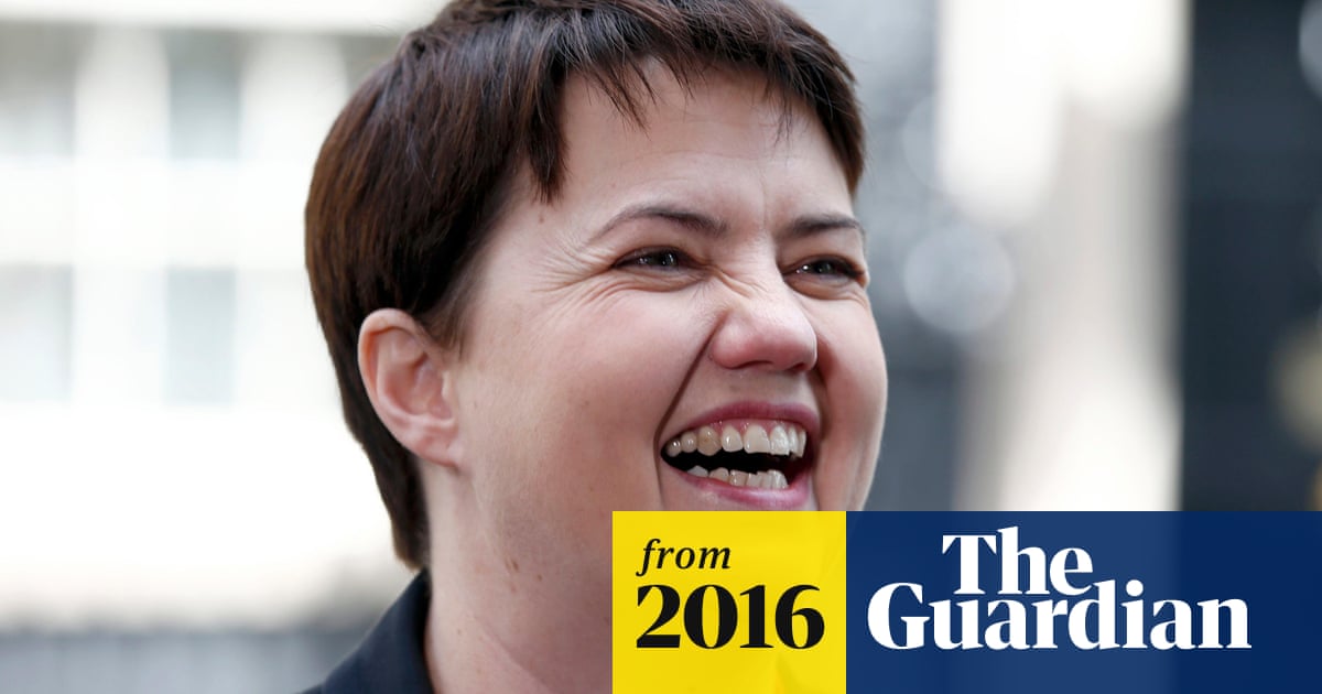 Ruth Davidson Pokes Fun At Andrea Leadsom And Boris Johnson Ruth Davidson The Guardian