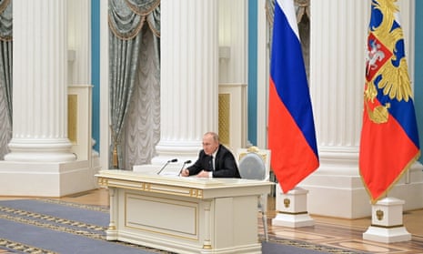 Vladimir Putin in the Kremlin