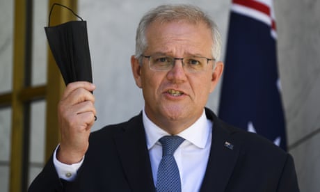 Prime minister Scott Morrison says masks are ‘highly recommended’ in indoor settings, but has stopped short of urging states to introduce a mandate.