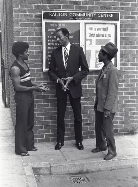 Olympian, pilot, surgeon … Arthur Stanley Wint, the Jamaica High Commissioner visiting Brixton.