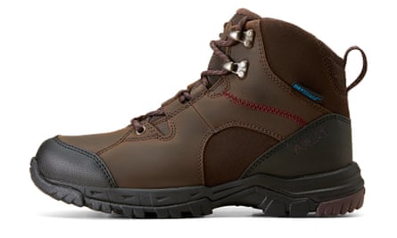 A brown and black Ariat Skyline Mid Waterproof Boot