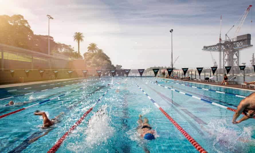 JOSEF NALEVANSKYSydney - 22 April 2014: People pictured at the Andrew (Boy) Charlton Aquatic Centre swimming pool.