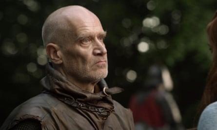 Wilko Johnson as the executioner Ser Ilyn Payne in the HBO TV series Game of Thrones, 2011.