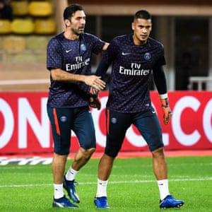 Gigi Buffon and Alphonse Areola.