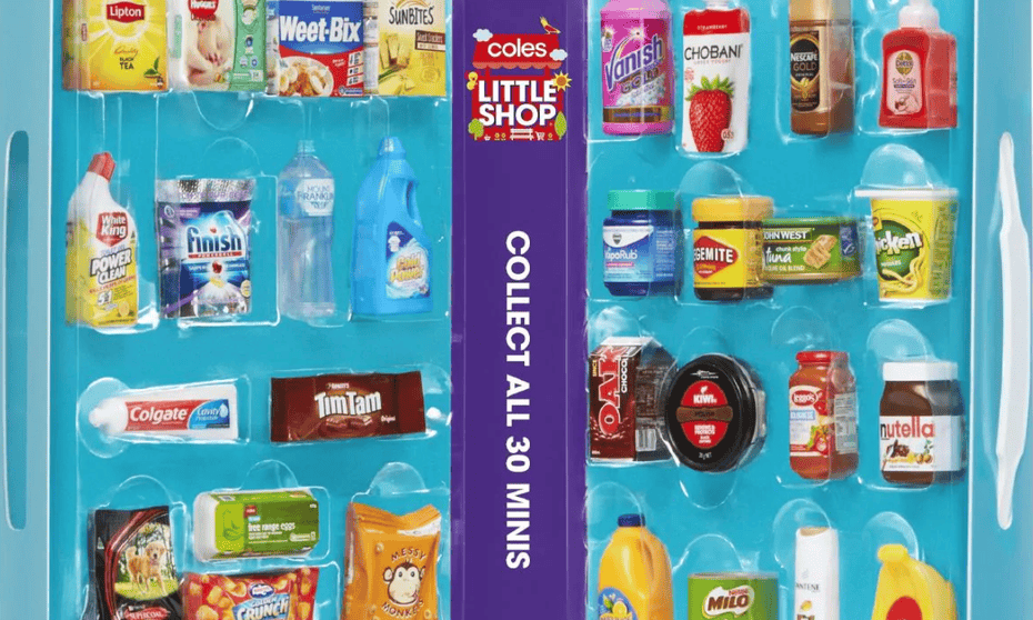 Coles Little Shop miniature product promotion.