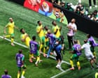 Czechia 1-1 South Africa: World Cup – as it happened Michal Sadilek gave Czechia an early lead, but Teboho Mokoenas late penalty earned South Africa a draw; both sides must now win their final group match to progressEmail! This is a bittersweet game for me, confesses John Brennan. When the draw was made in December, this was the most likely game that I could get to see Ireland play. I probably couldnt have pulled off going to Mexico but getting from NY to Atlanta would have been reasonable. The stadium would have been packed with Irish fans between Irish living here on the East Coast and people travelling. Just thinking about it makes me wistful. What if Ryan Manning didnt give away that stupid penalty, what if Parrott had scored that chance in the second half, what if Sammy Smzodics hadnt been taken out of it and had been able to take a penalty instead of Alan Browne. And yeah if all those things had happened and Ireland beat Czechia, it would probably be Denmark playing today.Anyway, I have a strange feeling South Africa might show up today and make it difficult for the Czechs or maybe that is just a coping mechanism for me. Continue reading...