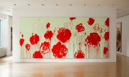 Work by Cy Twombly.