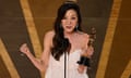 TOPSHOT-US-ENTERTAINMENT-FILM-AWARD-OSCARS-SHOW<br>TOPSHOT - Malaysian actress Michelle Yeoh accepts the Oscar for Best Actress in a Leading Role for "Everything Everywhere All at Once" onstage during the 95th Annual Academy Awards at the Dolby Theatre in Hollywood, California on March 12, 2023. (Photo by Patrick T. Fallon / AFP) (Photo by PATRICK T. FALLON/AFP via Getty Images)
