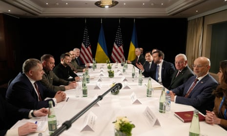 JD Vance and Volodymyr Zelenskyy have 'good conversation' about Ukraine war – video | Volodymyr Zelenskyy | The Guardian